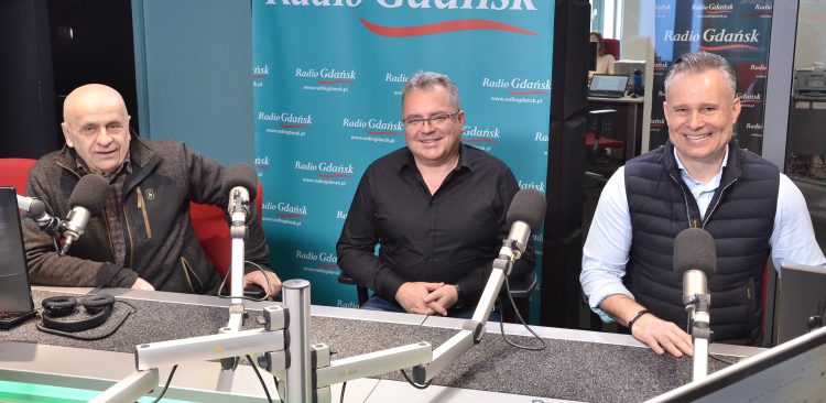 Jacek Michałowski, Piotr Górski i dr. Rafał Stojek (fot. Radio Gdańsk/Adrian Kasprzycki)