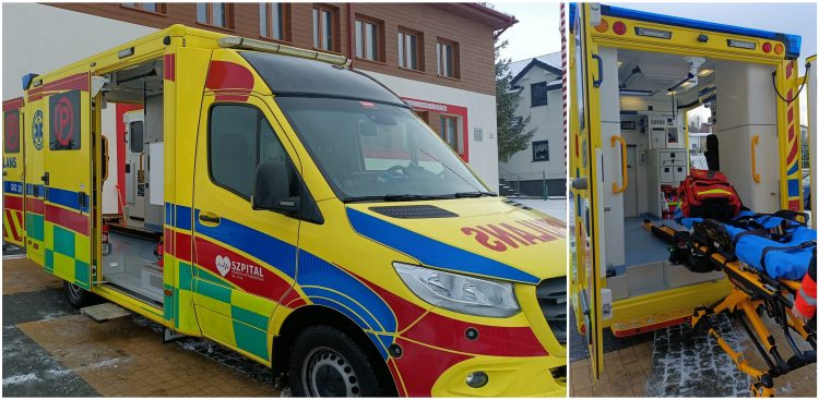 W gminie Lipnica stacjonuje nowa karetka pogotowia (fot. powiat bytowski)
