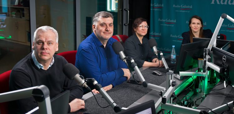Karol Rabenda, Artur Dziambor, Barbara Brzezicka, Agnieszka Pomaska (fot. Radio Gdańsk/Pola Malańska)