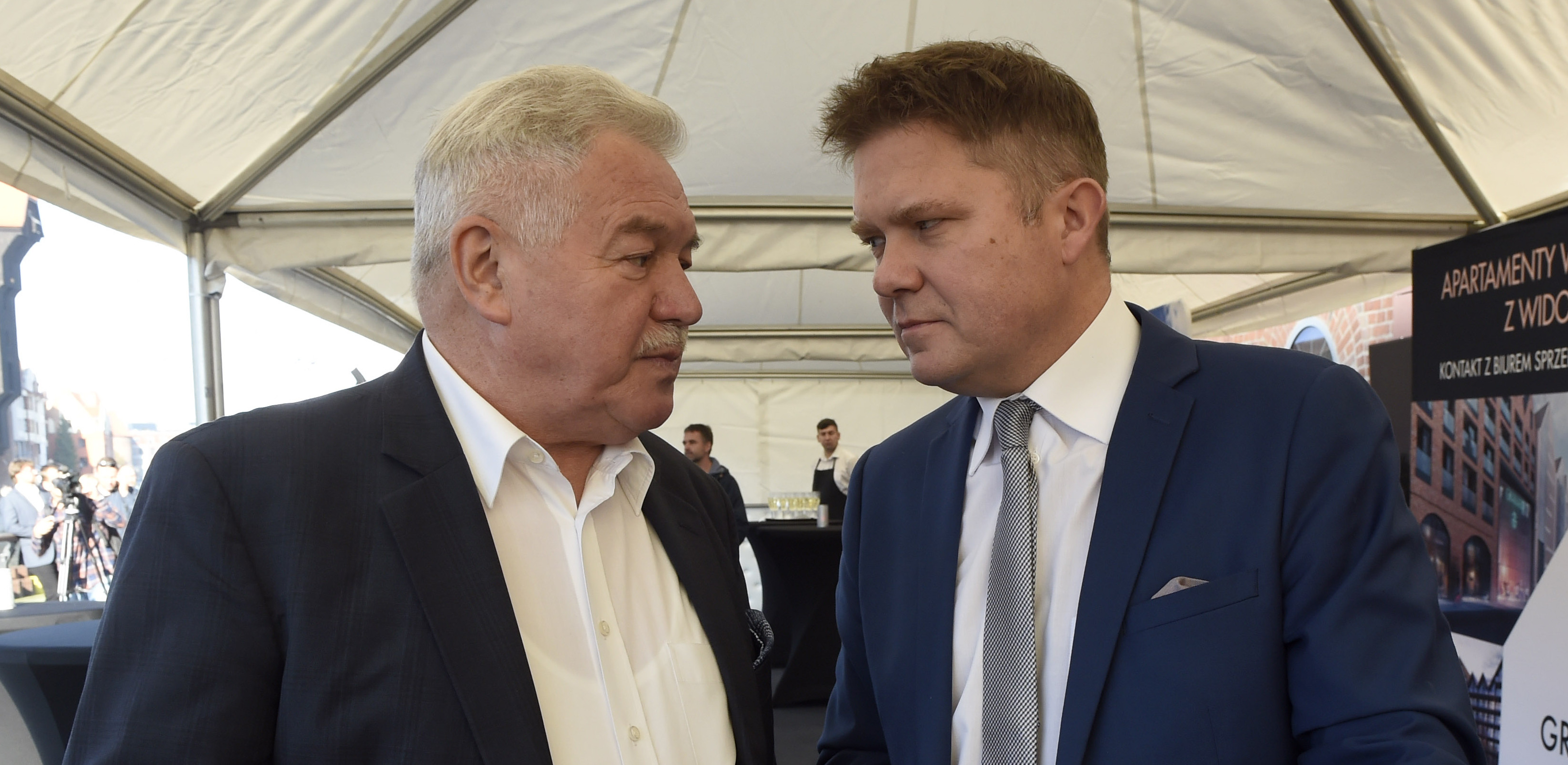 Andrzej Szydłowski i Sławomir Siezieniewski (fot. Maciej Kosycarz / KFP