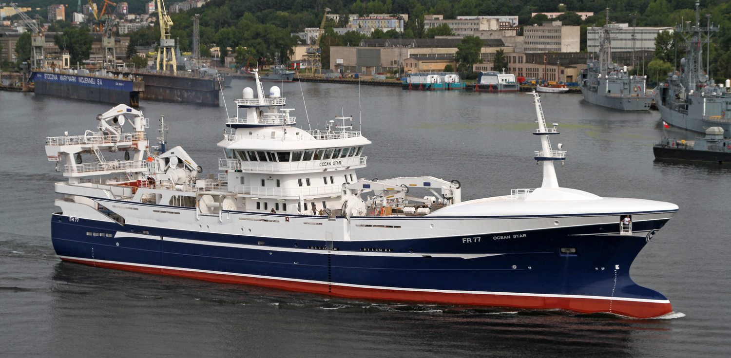 Statek rybacki Ocean Star (fot. KFP/Piotr Stareńczak)