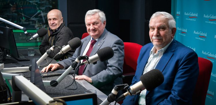 Jacek Michałowski, Bogdan Donke, Michał Górski (fot. Radio Gdańsk/Pola Malańska)