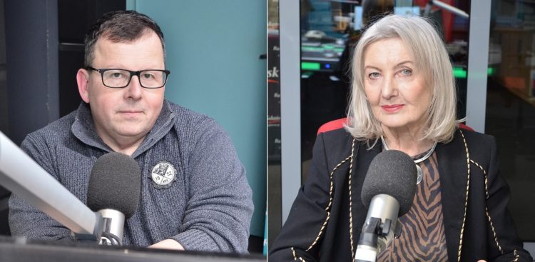 Bartosz Gondek, Irena Leszczyńska (fot. Radio Gdańsk/Martyna Krawcewicz)