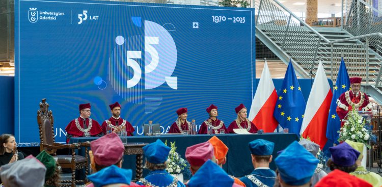 Uniwersytet Gdański w tym roku obchodzi 55 lat działalności (fot. Uniwersytet Gdański/Mateusz Byczkowski)