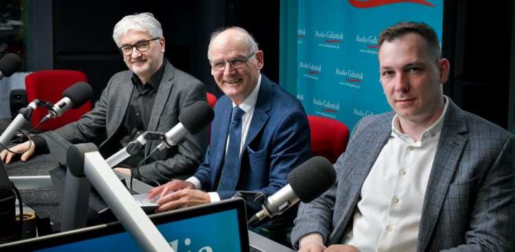 Roman Szczepan Kniter, Zbigniew Jarecki, Radosław Wika (fot. Radio Gdańsk/Pola Malańska)