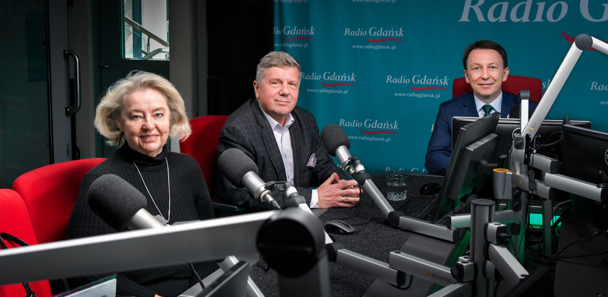 Jolanta Banach, Piotr Karczewski, Patryk Gabriel (fot. Radio Gdańsk/Pola Malańska)