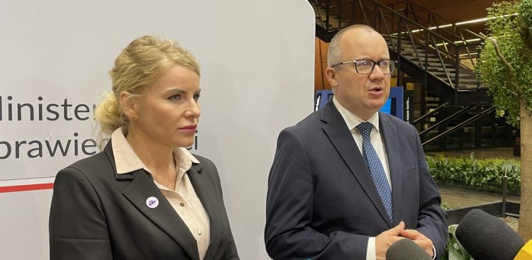 Spotkanie ministra sprawiedliwości Adama Bodnara z przedsiębiorcami odbyło się w Europejskim Centrum Solidarności (fot. Radio Gdańsk/Tymon Nieśmiałek)