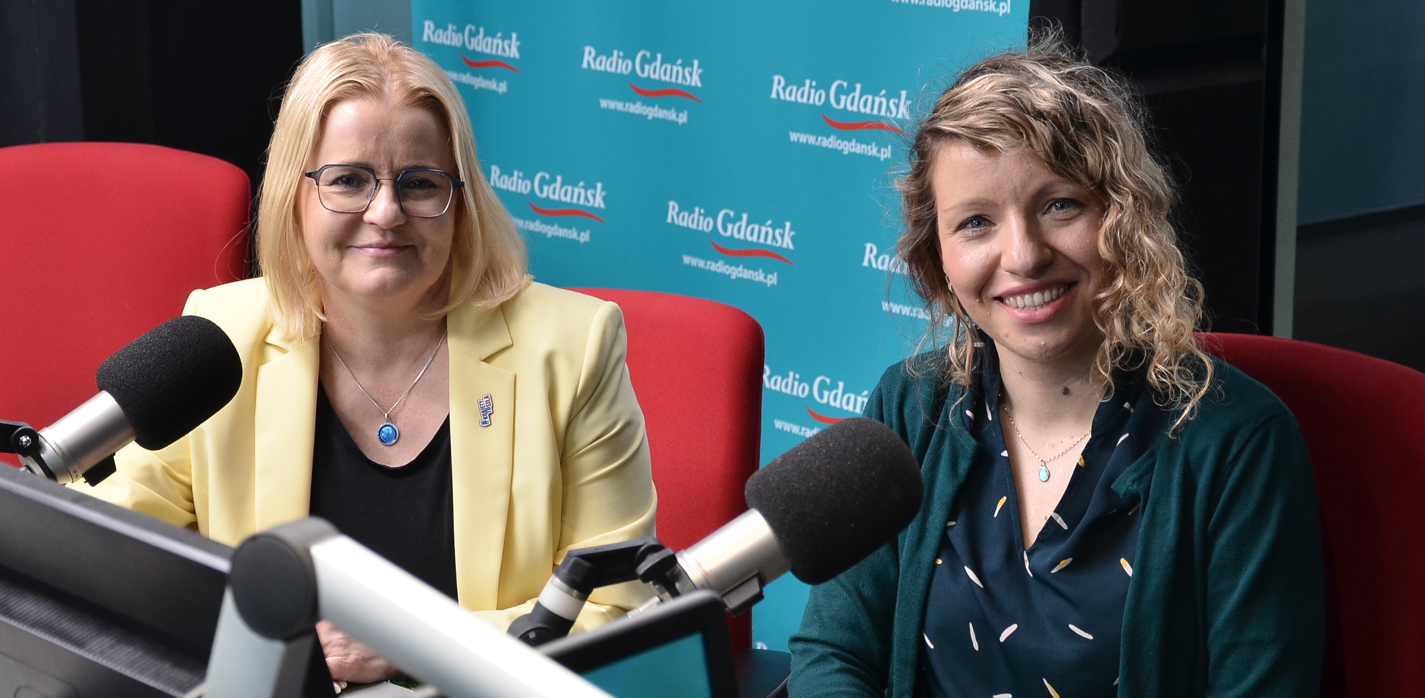 Agnieszka Baranowska i Ewa Liegman (fot. Radio Gdańsk/Adrian Kasprzycki)