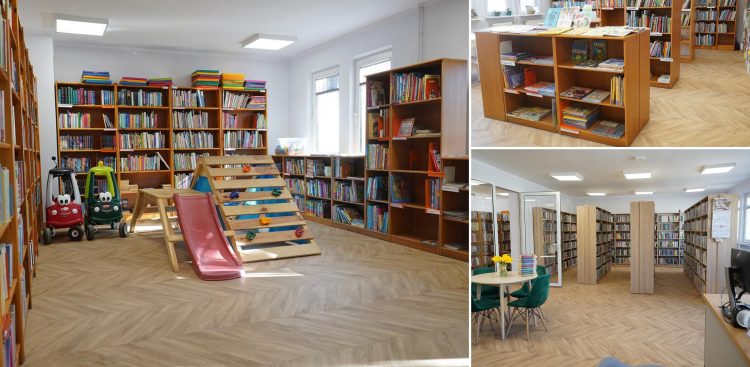 Tak prezentuje się biblioteka w Człuchowie po remoncie (Fot. czluchow.eu)