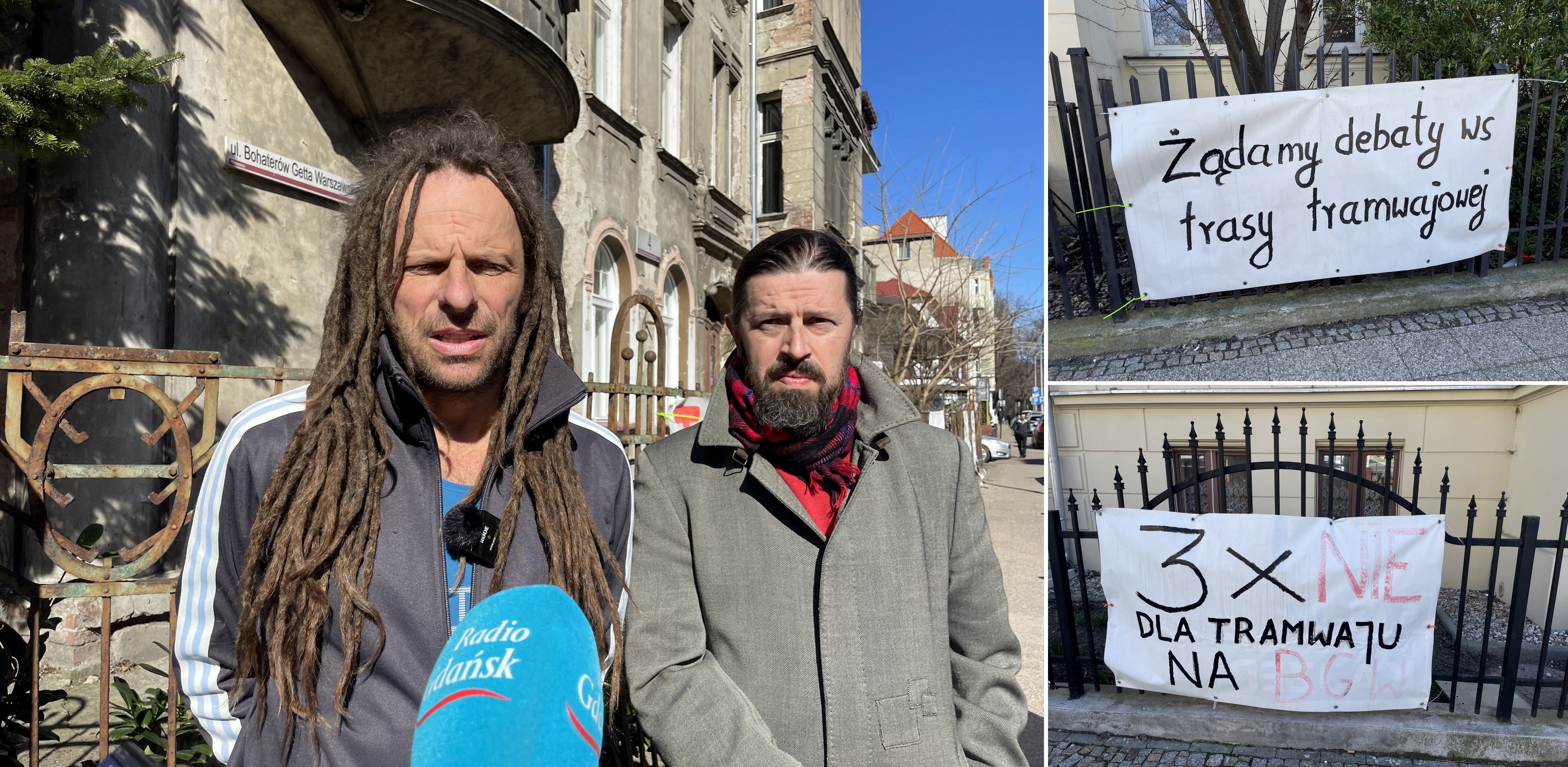 Spór mieszkańców ulicy Bohaterów Getta Warszawskiego z urzędnikami trwa od lat (Fot. Radio Gdańsk/Tymon Nieśmiałek)