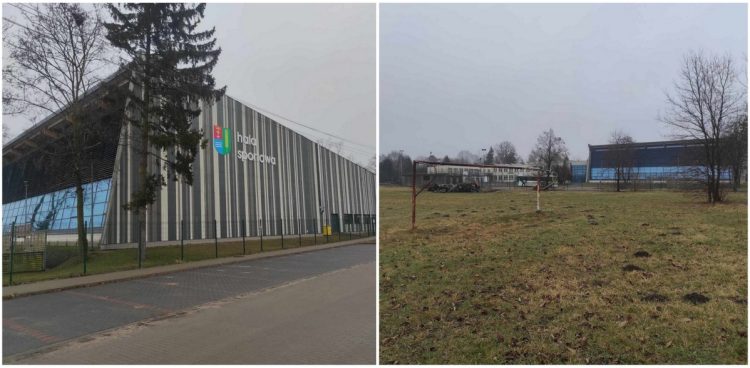 Stadion przyda się m.in. Stowarzyszeniu Klub Sportowy "Orlika", które ćwiczy na hali sportowej, i drużynie Korona Cedry Małe, która korzysta z samodzielnie przygotowanego boiska (fot. Radio Gdańsk/Mateusz Czerwiński)