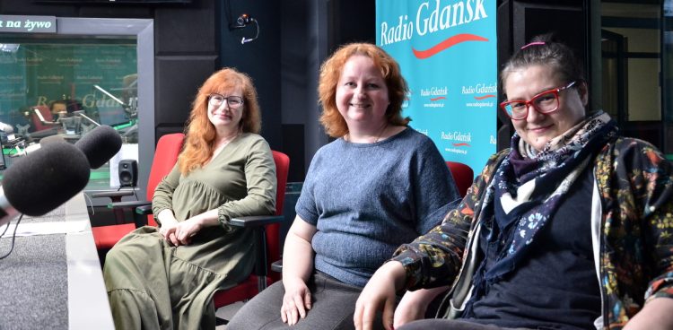Natalia Gromow, Marzena Bakowska-Olszowy i Dagny Kurdwanowska (fot. Radio Gdańsk/Piotr Puchalski)