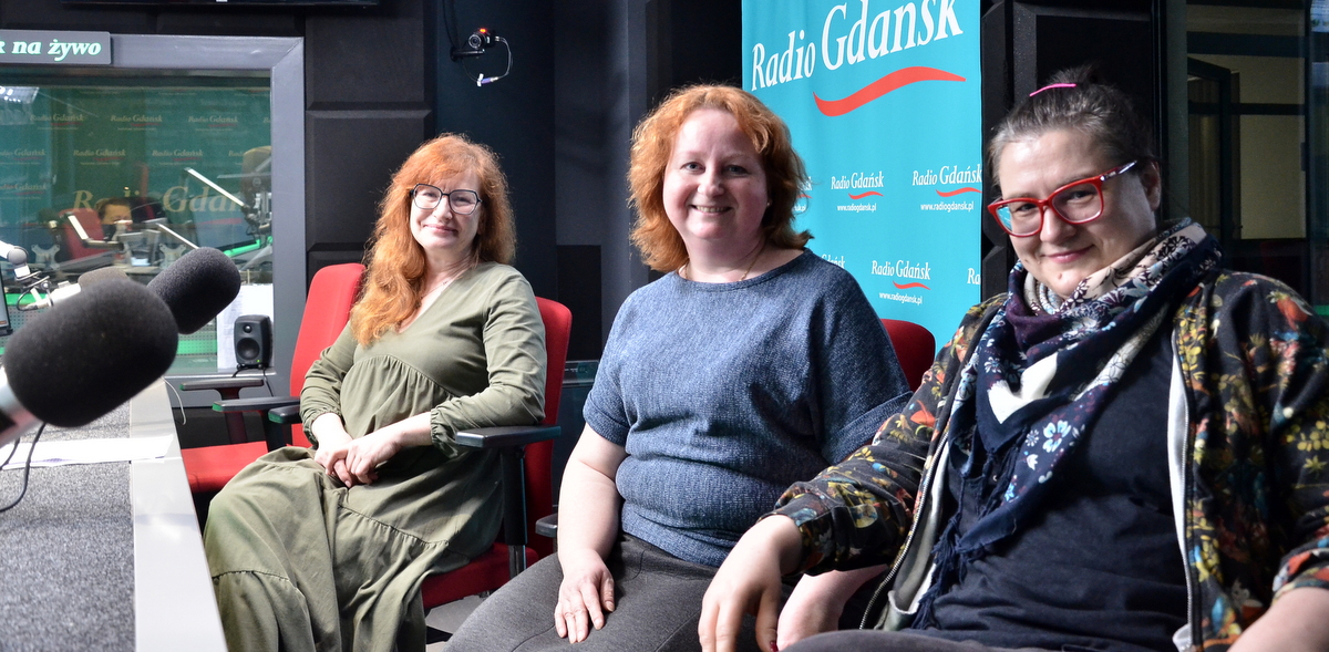 Natalia Gromow, Marzena Bakowska-Olszowy i Dagny Kurdwanowska (fot. Radio Gdańsk/Piotr Puchalski)