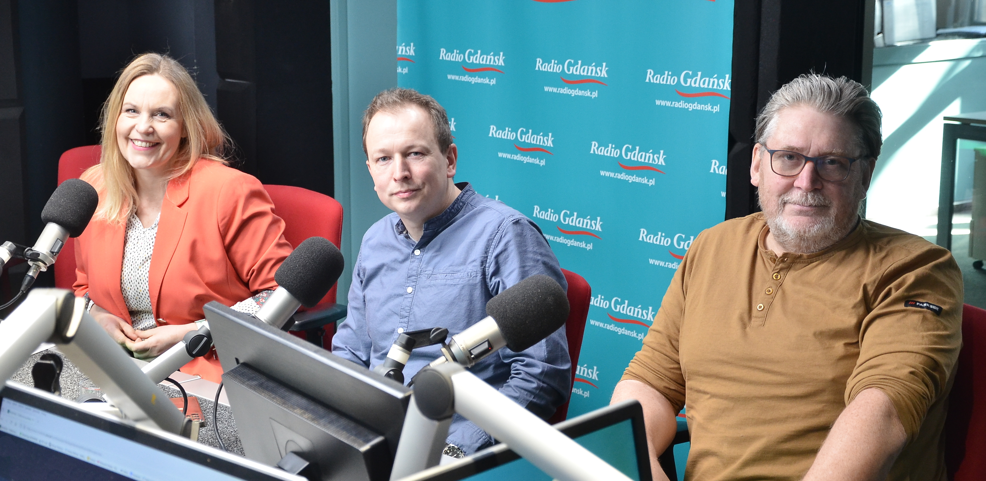 Katarzyna Michałowska, Wojciech Drawka i Michał Szulc (fot. Radio Gdańsk/Adrian Kasprzycki)