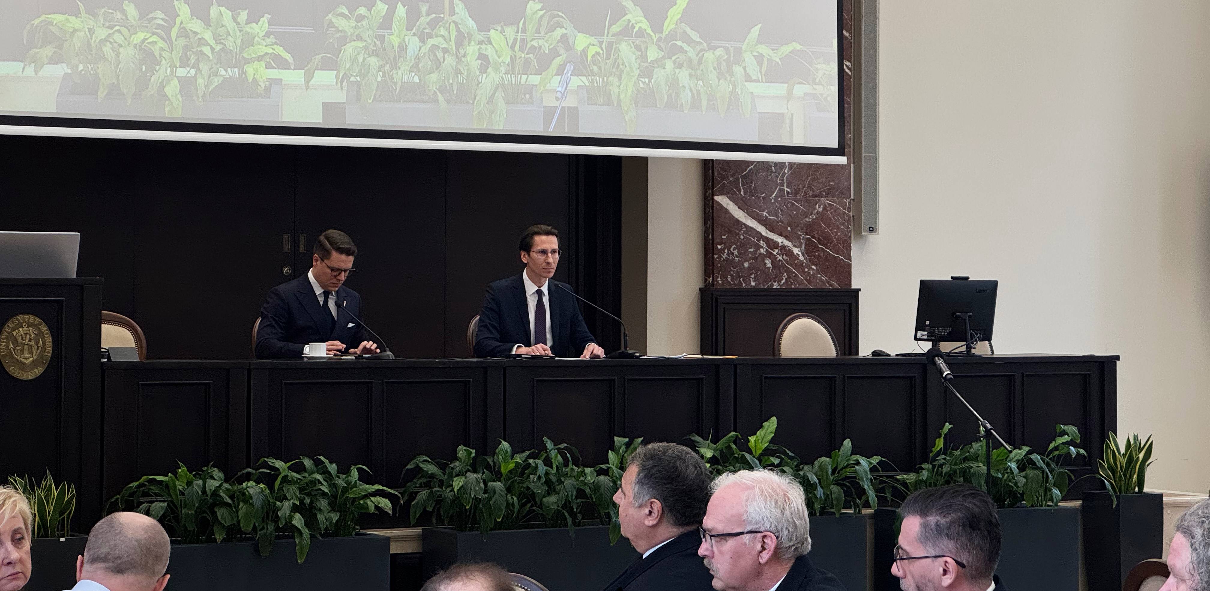 Posiedzenie Komisji Gospodarki Morskiej i Żeglugi Śródlądowej na Uniwersytecie Morskim w Gdyni (fot. Radio Gdańsk/Marcin Lange)