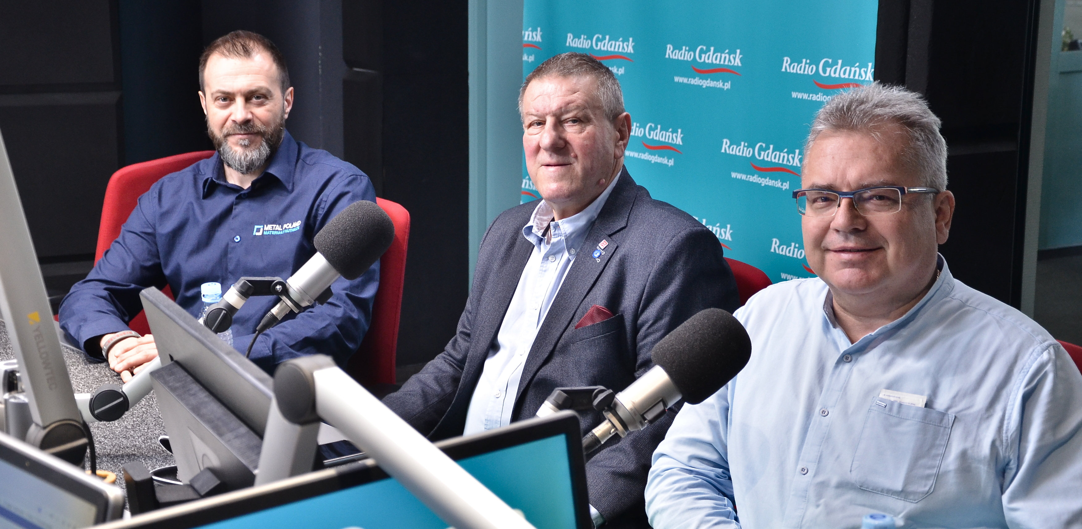 Krzysztof Szóstka, Adam Liszczewski i Piotr Górski (fot. Radio Gdańsk/Adrian Kasprzycki)