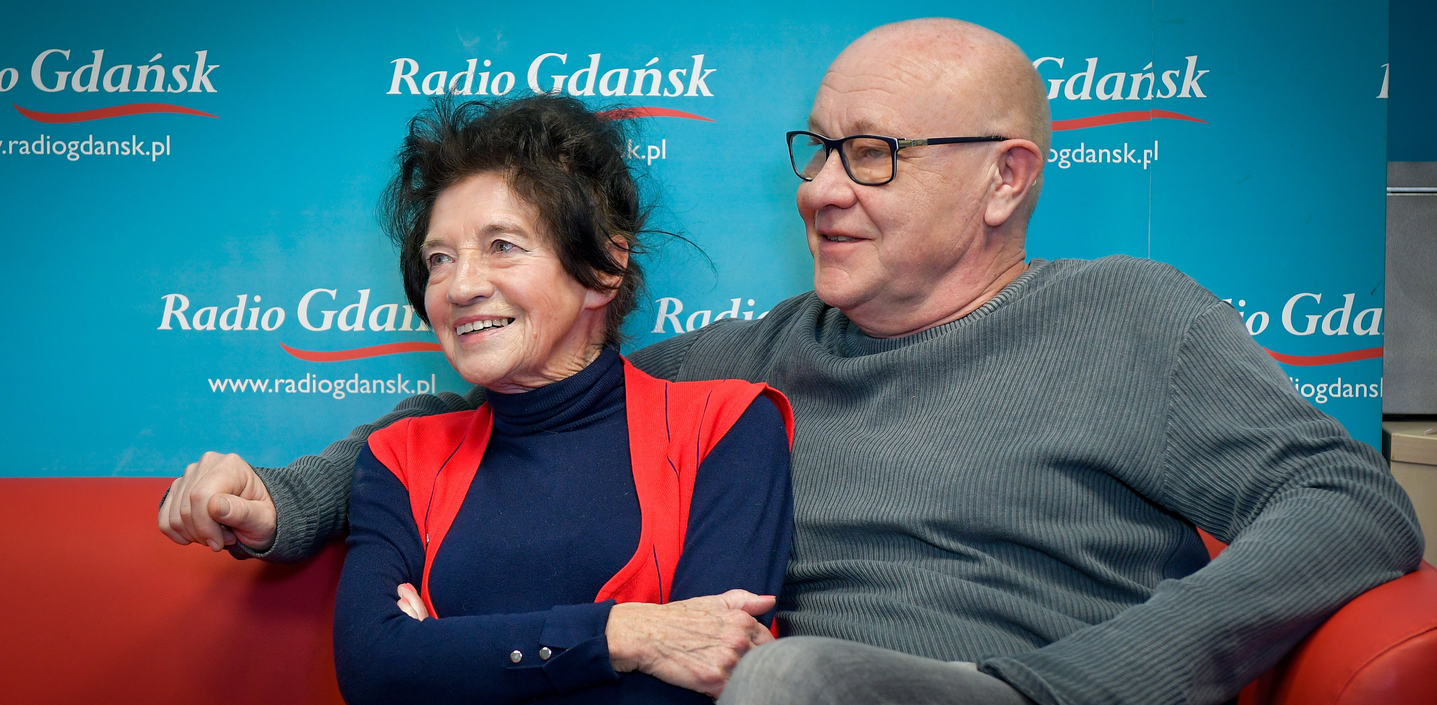 Maria Prucińska i Włodek Raszkiewicz (Fot. Radio Gdańsk/Pola Malańska)