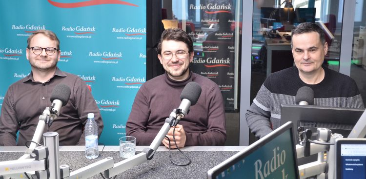 Michał Stąporek, Rafał Mrowicki i Krzysztof Katka (fot. Radio Gdańsk/Adrian Kasprzycki)