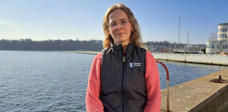 Dr Monika Wiśniewska z Centrum Edukacji Akwarium Gdyńskiego (fot. Radio Gdańsk/Włodzimierz Raszkiewicz)