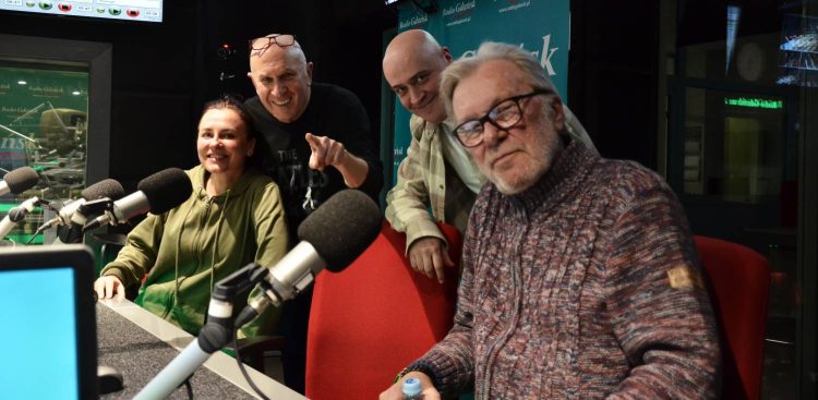 Od lewej: Agnieszka Babicz-Stasierowska, Wojciech Korzeniewski, Maciej Łyszkiewicz, Krzysztof Stasierowski (fot. Radio Gdańsk/Piotr Puchalski)