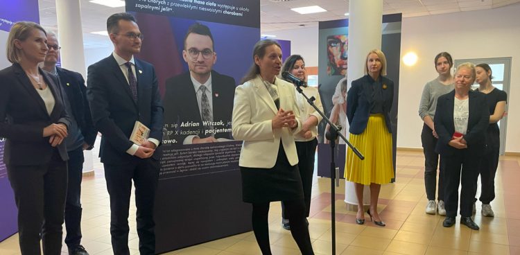 Briefing prasowy w związku z wystawą edukacyjną "Oblicza wsparcia w chorobie" (fot. Radio Gdańsk/Tymon Nieśmiałek)