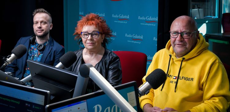 Piotr Olejarczyk. Ryszarda Wojciechowska i Tomasz Gawiński (fot. Radio Gdańsk/Pola Malańska)
