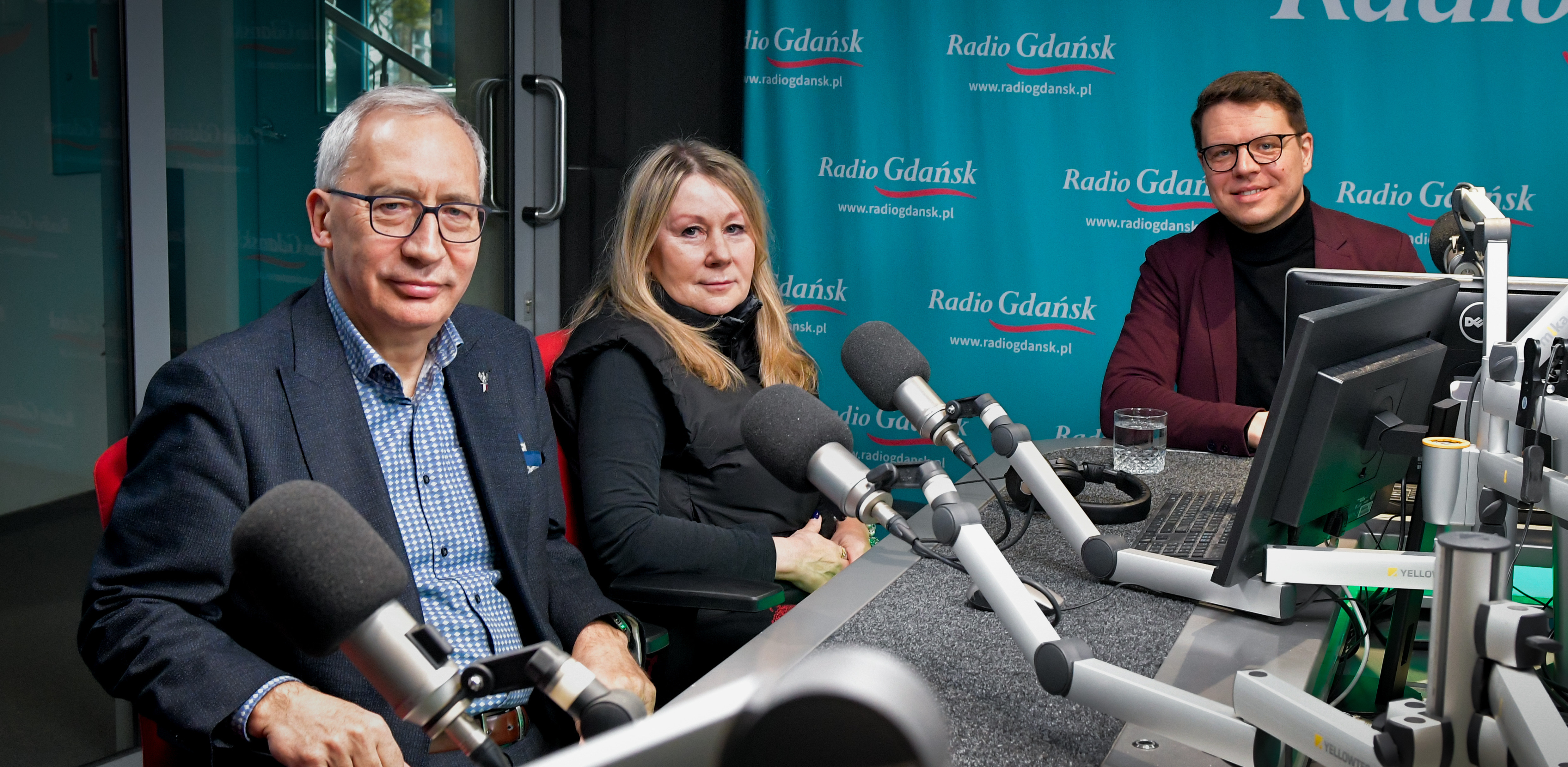 Kazimierz Smoliński, Beata Dunajewska i Krzysztof Szymański (fot. Radio Gdańsk/Pola Malańska)