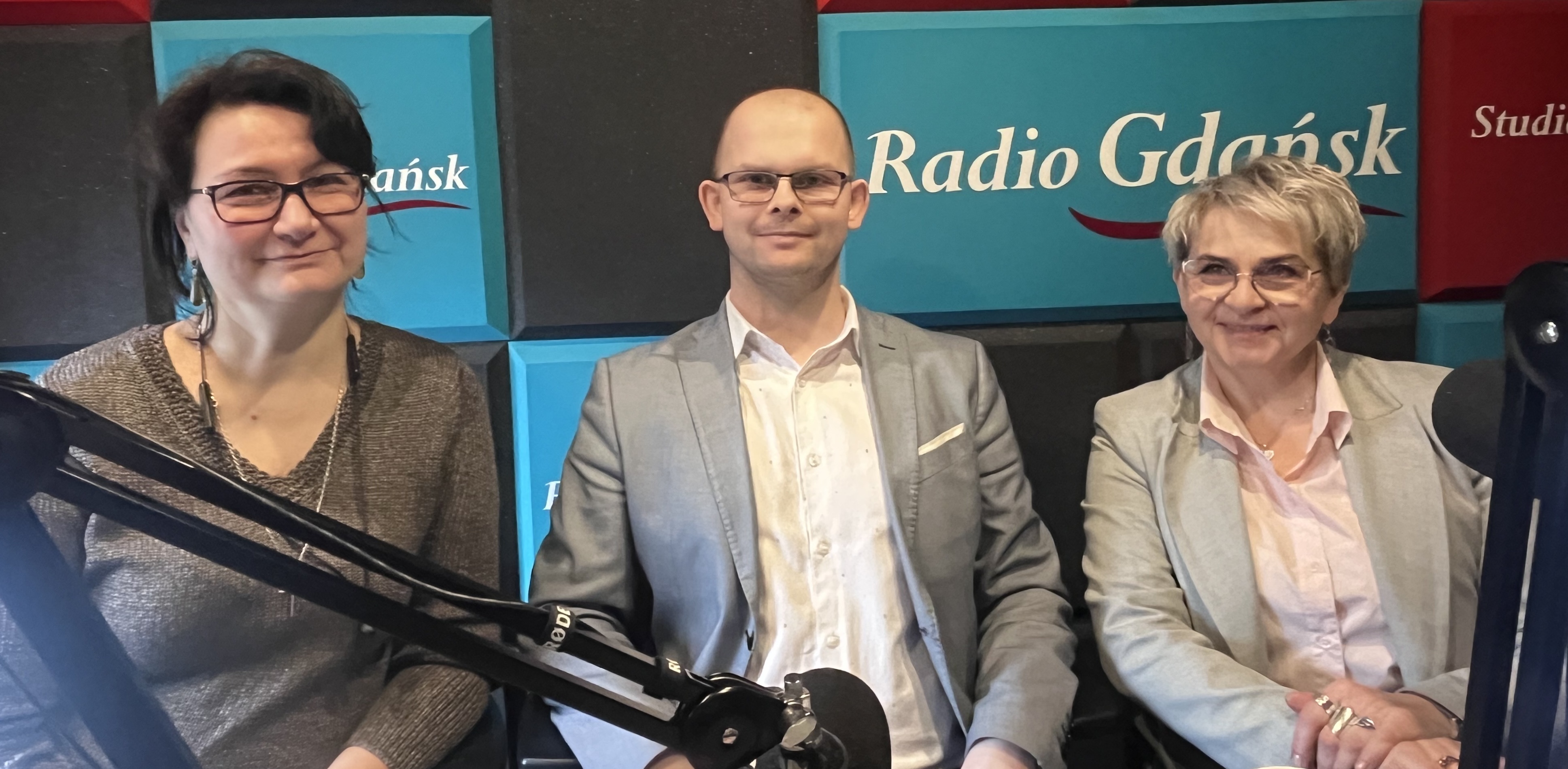 Beata Kątnik, Jarosław Litwin, Iwona Warkocka (Fot. Radio Gdańsk/Joanna Merecka-Łotysz)