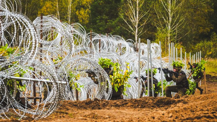 Ćwiczenia w zakresie testowania elementów do budowy Tarczy Wschód (fot. gov.pl)