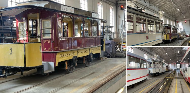 Zabytkowe gdańskie tramwaje (Fot. Radio Gdańsk/Daniel Wojciechowski)