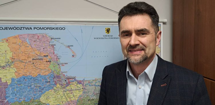 Wiceminister infrastruktury Piotr Malepszak (fot. Radio Gdańsk/Sebastian Kwiatkowski)