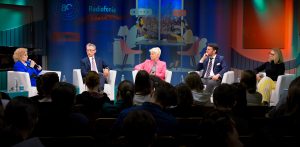 Agnieszka Michajłow, Marek Rutka, Dorota Sobieniecka-Kańska, Lech Parell, Monika Białek (Fot. Radio Gdańsk/Pola Malańska)