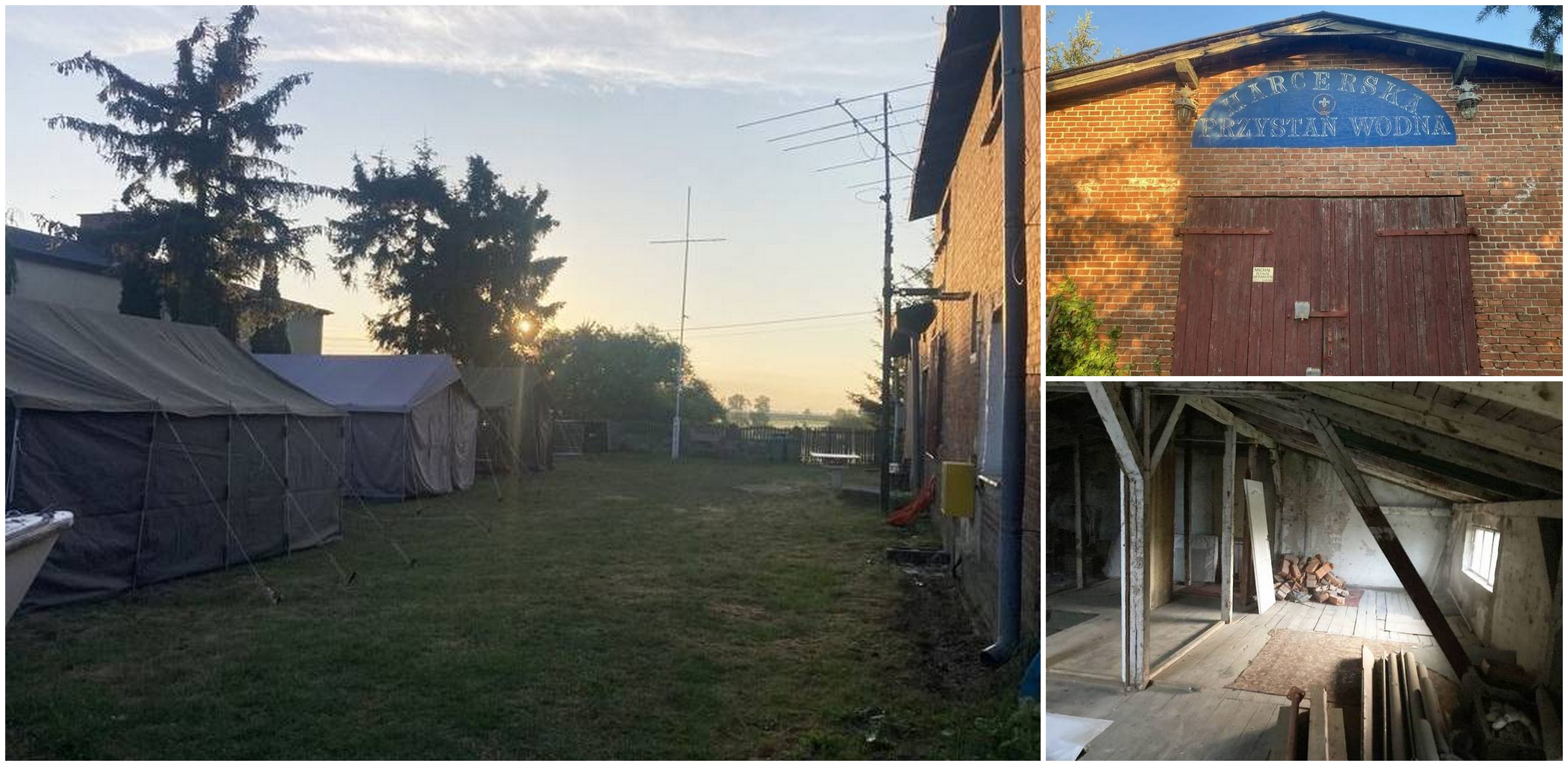 Harcerze z Tczewa rozpoczęli drugi etap remontu hangaru żeglarskiego (fot. Hufiec ZHP Tczew)