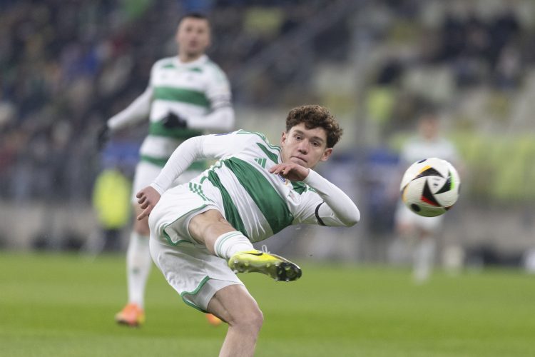 PKO Ekstraklasa. Lechia Gdask - Lech Pozna. Nz. Maksym Khlan ( Lechia ).
09.02.2025
fot. Krzysztof Mystkowski / KFP