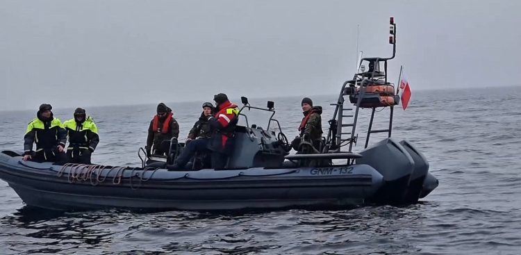 Drugi dzień operacji oczyszczania Zatoki Gdańskiej (fot. Marynarka Wojenna RP)