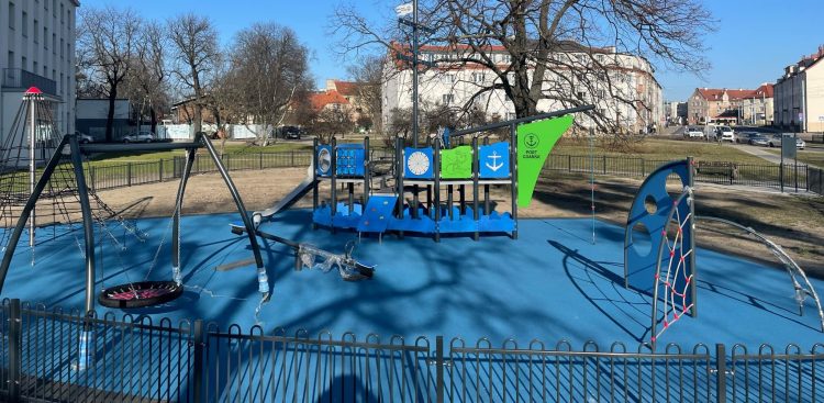 Aktualny stan placu zabaw (fot. Radio Gdańsk/Oskar Bąk)