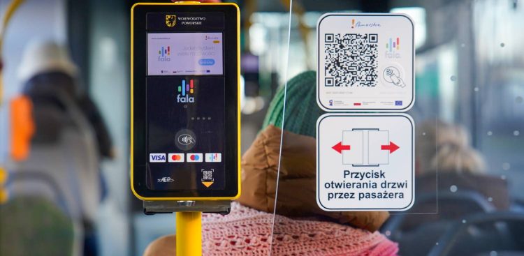 System Fala w gdańskiej komunikacji miejskiej. 16.01.2025 fot. Paweł Marcinko / KFP