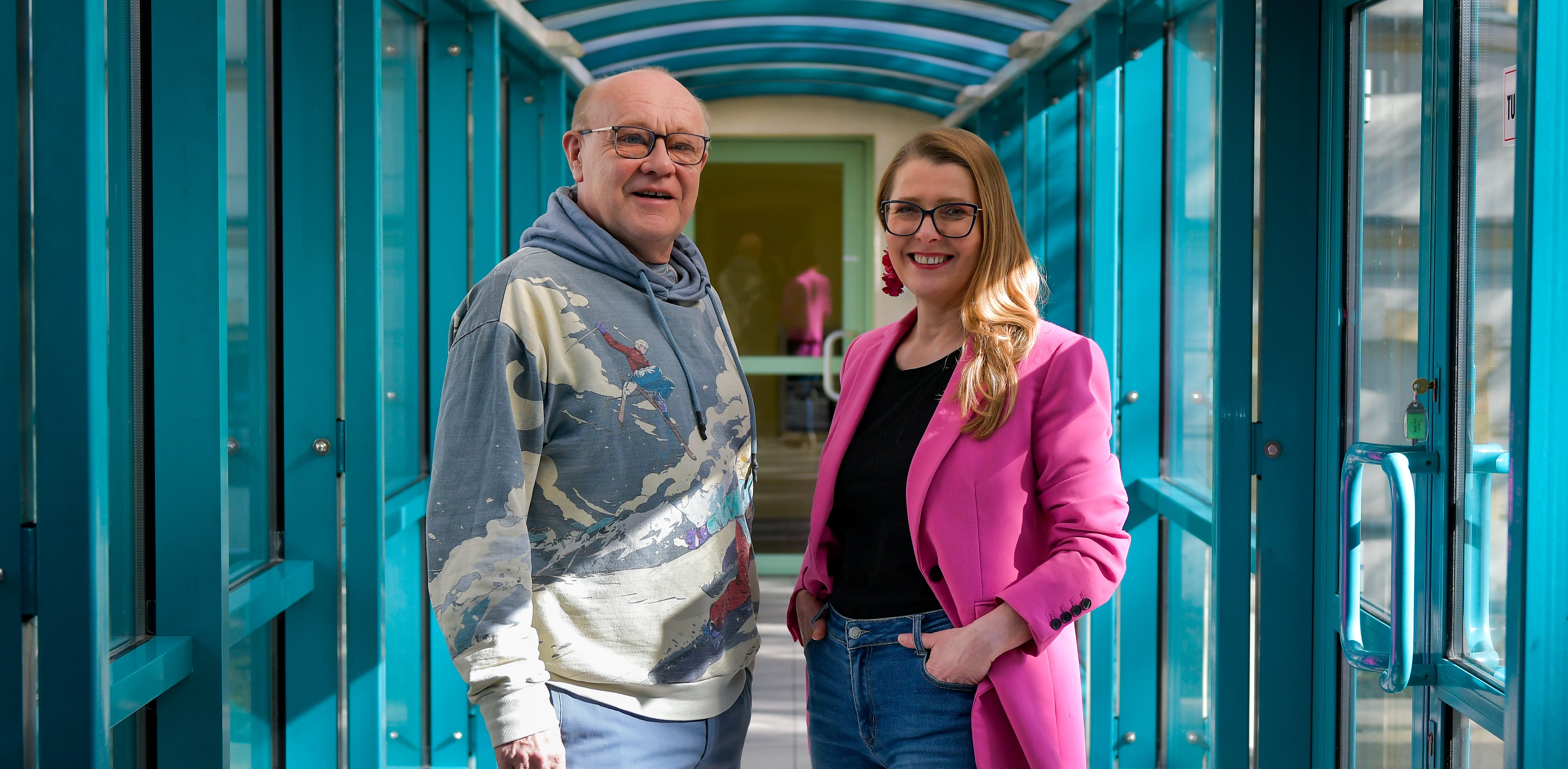 Włodzimierz Raszkiewicz i Marzena Grochowska (fot. Radio Gdańsk)