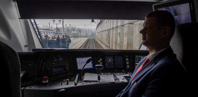 Kabina pociągu (fot. KFP/Anna Rezulak)