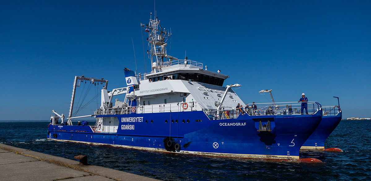 Statek Oceanograf (fot. Uniwersytet Gdański)