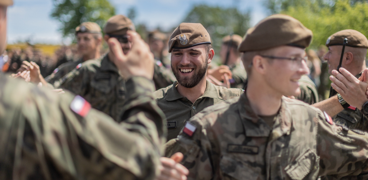 13 kwietnia przy Fontannie Neptuna świętować będzie 7 Pomorska Brygada Obrony Terytorialnej (fot. KFP/Krzysztof Mystkowski)