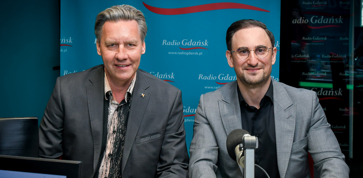 Tomasz Kloskowski, Cezary Maciołek (fot. Radio Gdańsk/Pola Malańska)