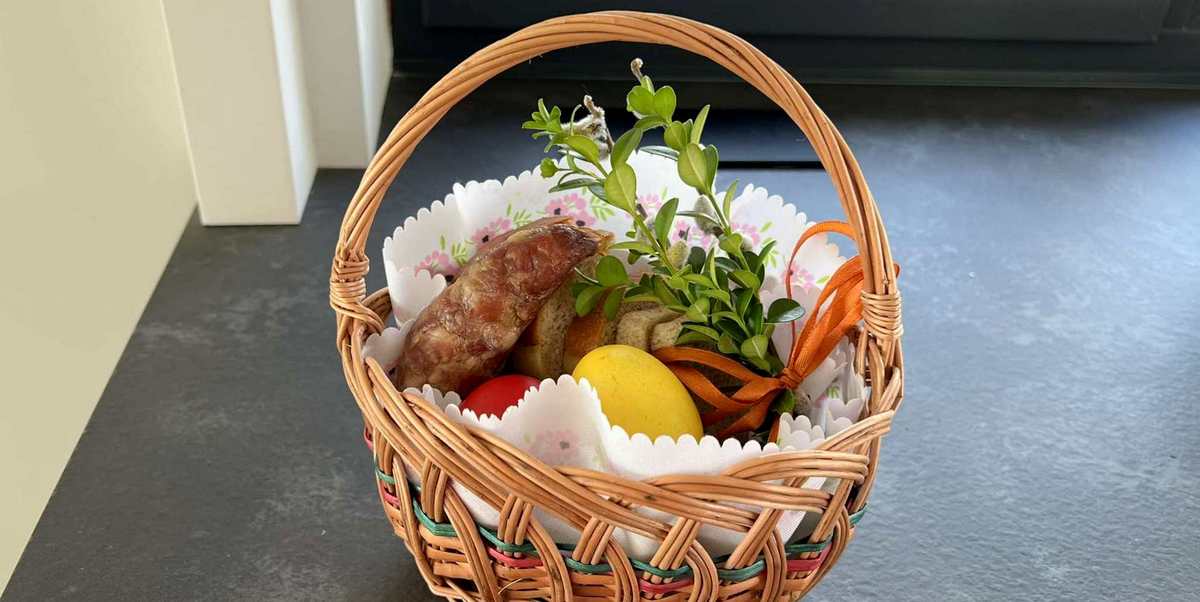 Święconka jest symbolem zmartwychwstania, życia oraz zbawienia (fot. Radio Gdańsk/Martyna Krawcewicz)