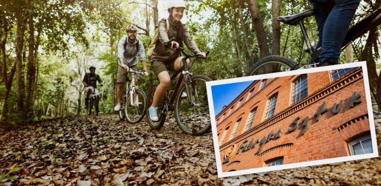 Rajd rowerowy organizowany przez Fabrykę Sztuk odbędzie się 26 kwietnia (fot. Facebook/Fabryka Sztuk/Freepik)