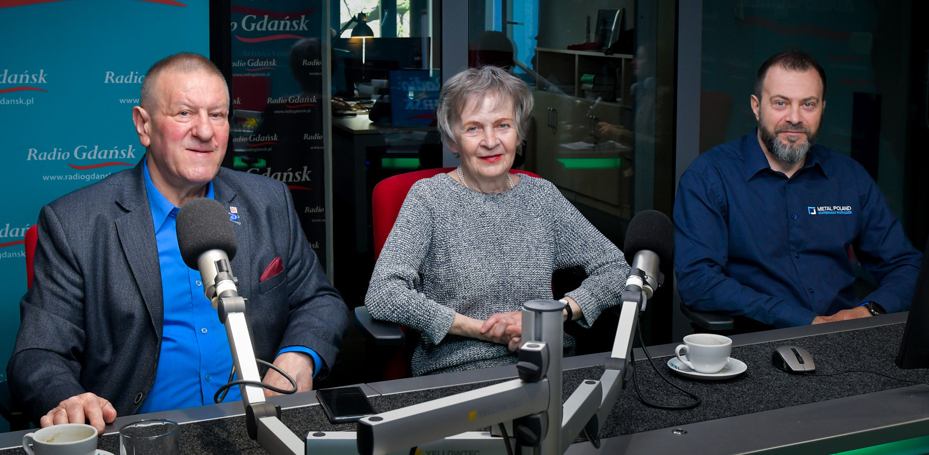 Adam Liszczewski, Anna Zielińska-Głębocka i Krzysztof Szóstka (fot. Radio Gdańsk/Pola Malańska)
