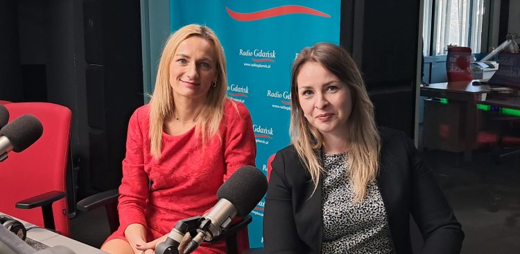 Agnieszka Nowacka i Joanna Polcyn (fot. Radio Gdańsk/Piotr Puchalski)