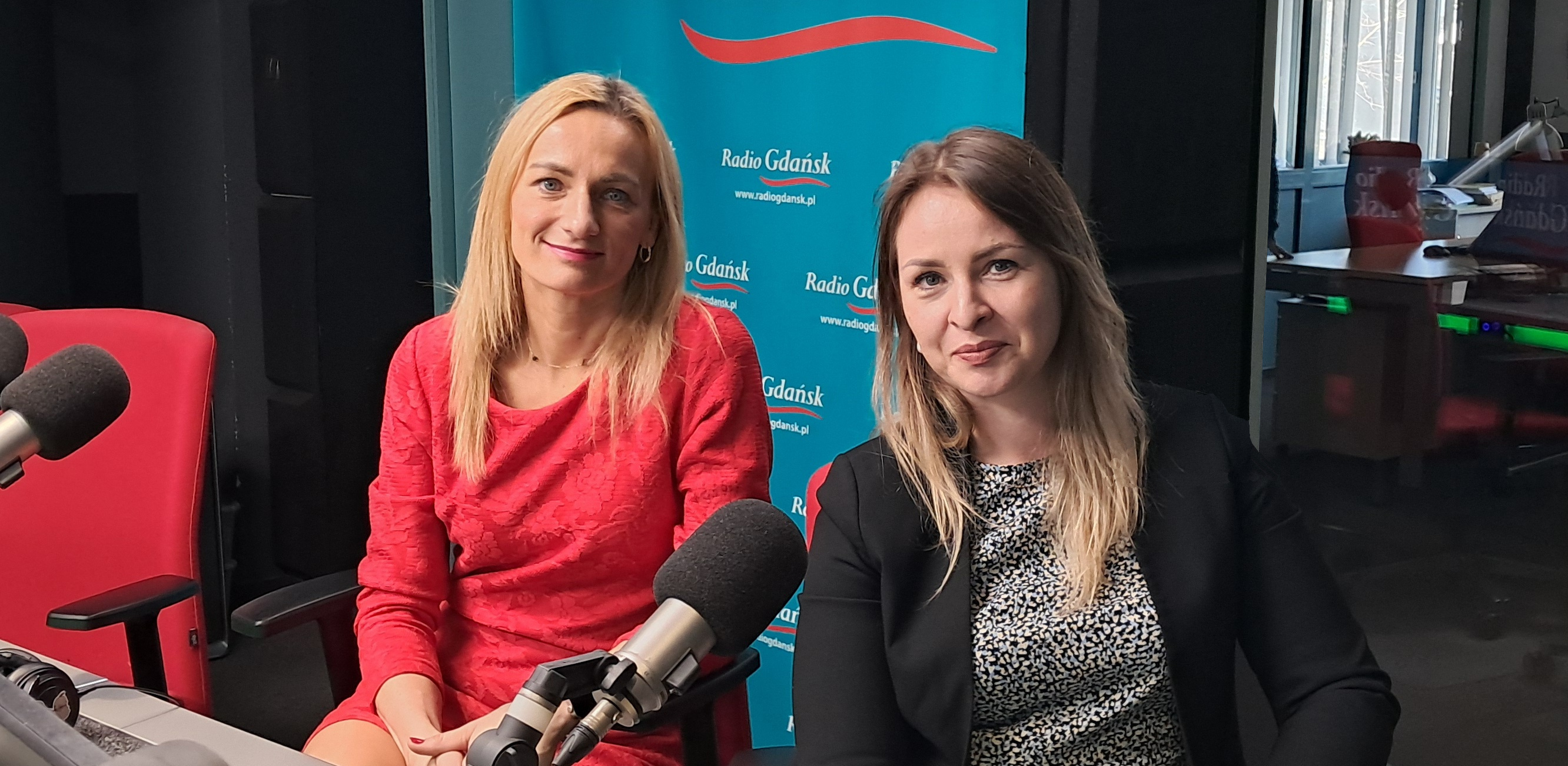 Agnieszka Nowacka i Joanna Polcyn (fot. Radio Gdańsk/Piotr Puchalski)