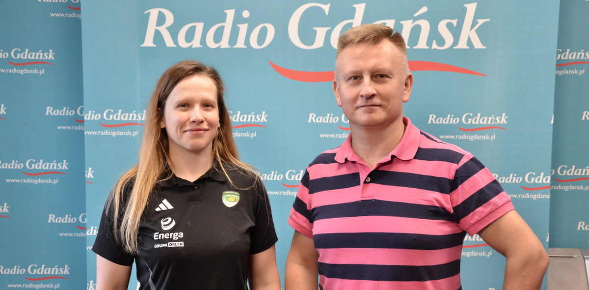 Aleksandra Leśniak i Robert Silski (fot. Radio Gdańsk/Adrian Kasprzycki)