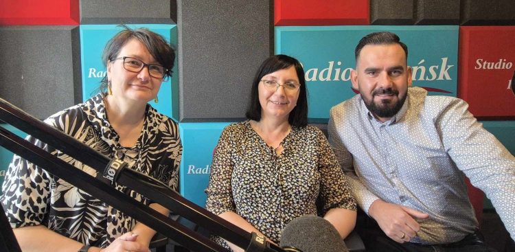 Beata Kątnik, Magdalena Majewska i Dawid Litwin (fot. Radio Gdańsk/Przemysław Woś)