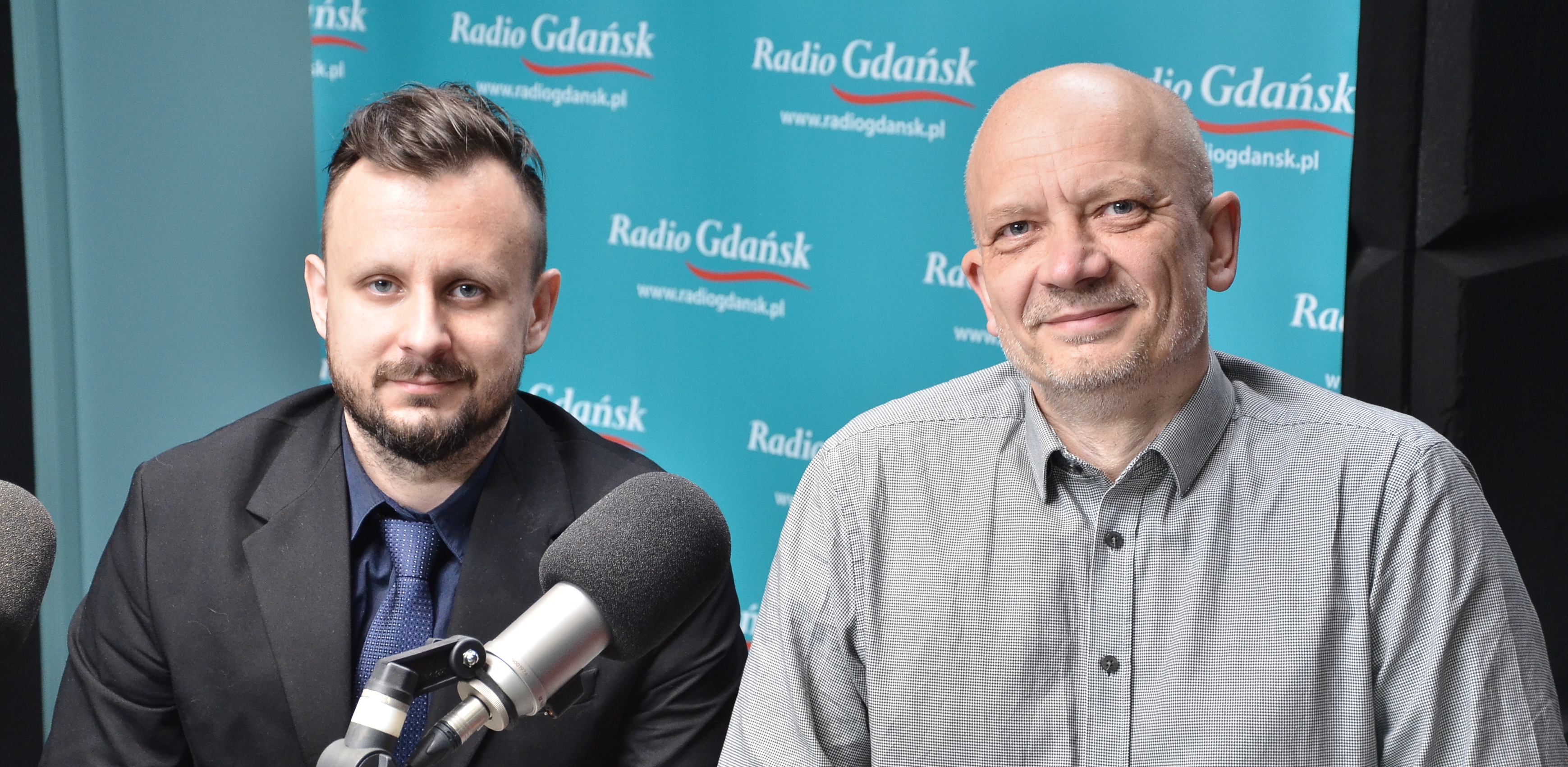 Dr Patryk Kaczmarek i dr Marek Szymański (fot. Radio Gdańsk/Adrian Kasprzycki)